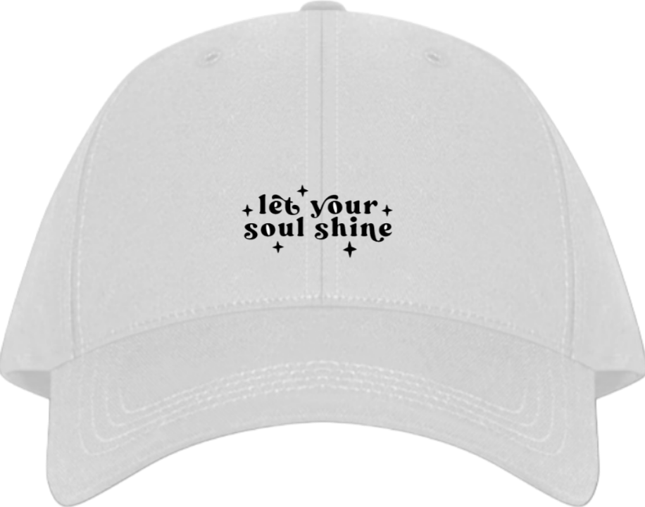 let your soul shine Baseball cap White 189