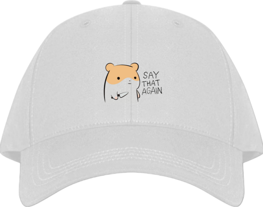 SAY THAT AGAIN Baseball cap White 195