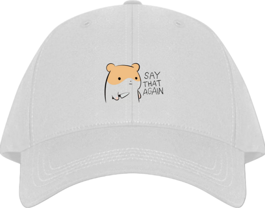 SAY THAT AGAIN Baseball cap White 195