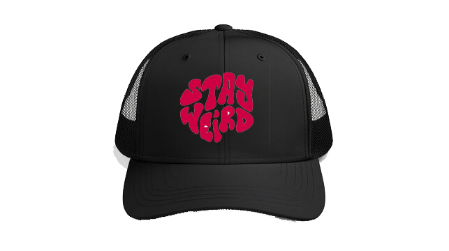 Baseball cap Black STAY WEIRD 243