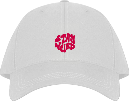 STAY WEIRD Baseball cap White 198