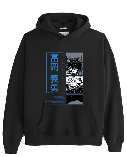 Anime Demon slayer nezuko tanjiro Oversize Hoodie Black 72