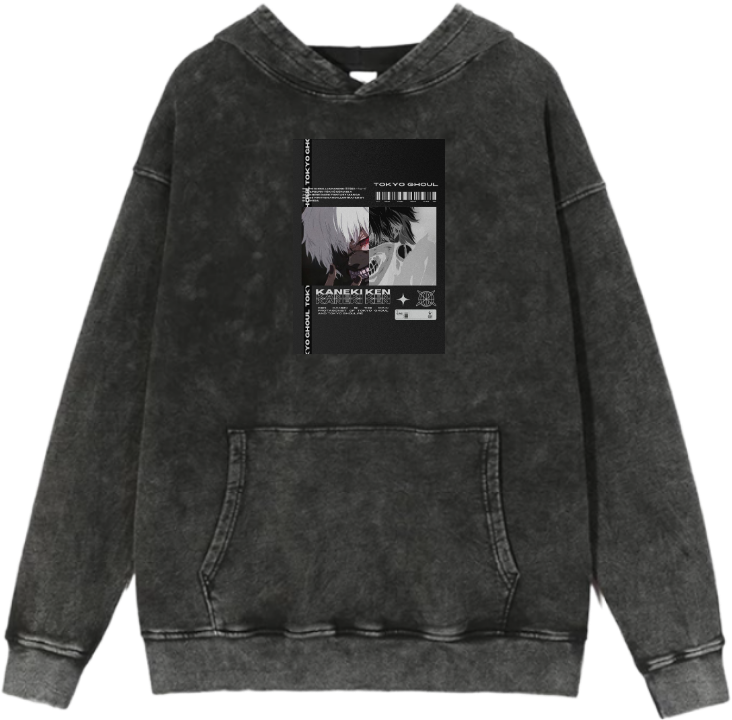 Tokyo ghoul One Size hoodie Washed 19