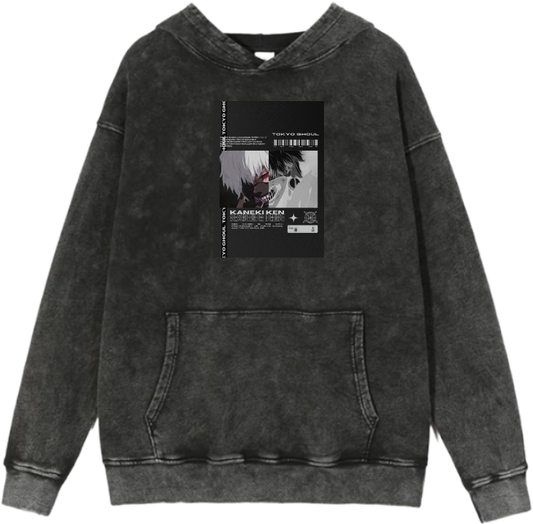 Tokyo ghoul One Size hoodie Washed 19