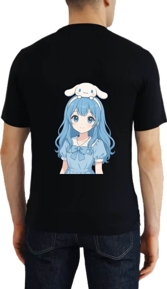 Cinnamoroll t- shirt One Size Black back 18