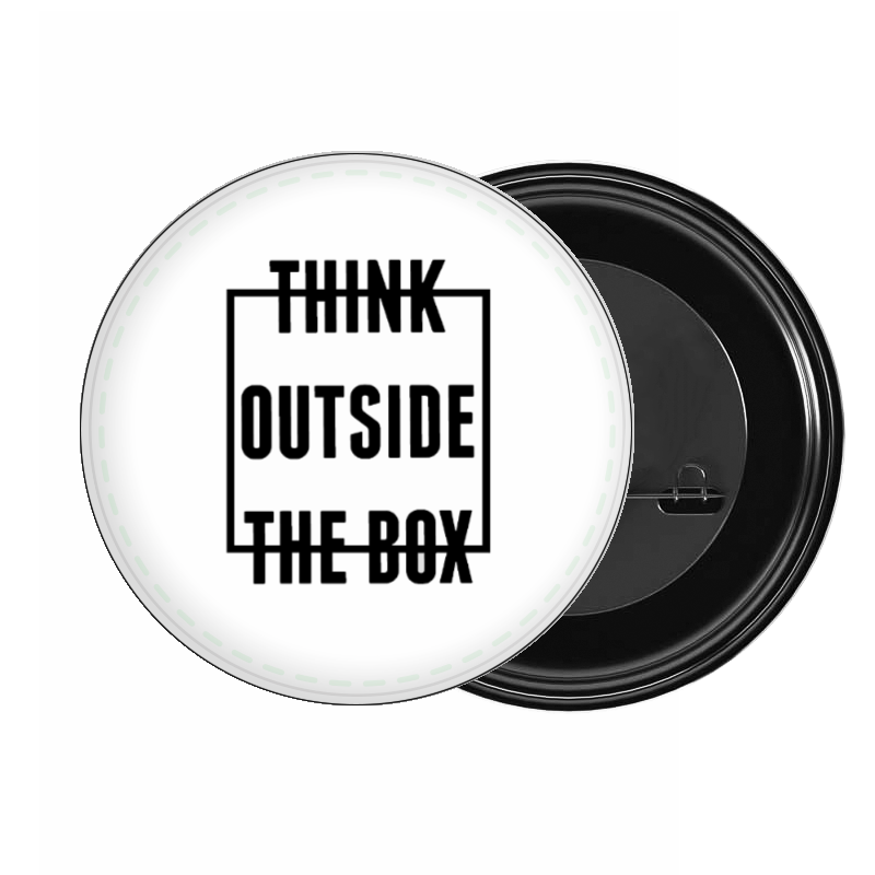 brooch THINK OUTSIDE THE BOX 19