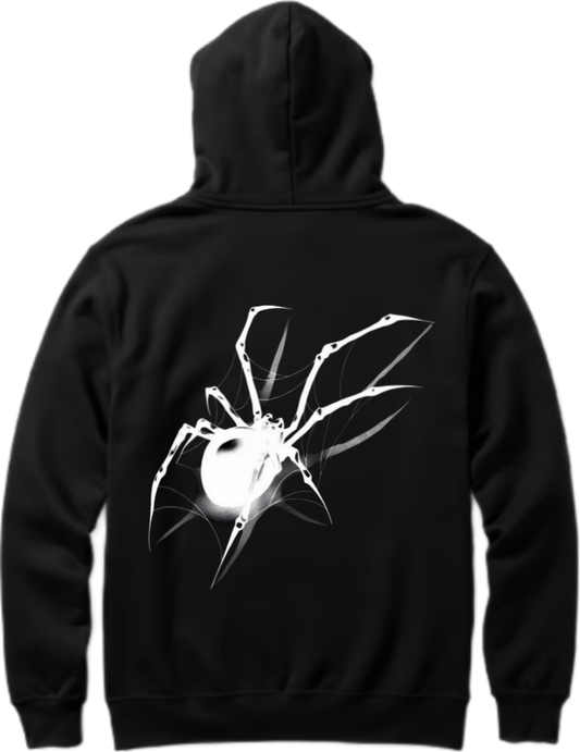 Goth Oversize Hoodie Black Back 19