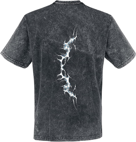 Goth t- shirt Washed Back 19