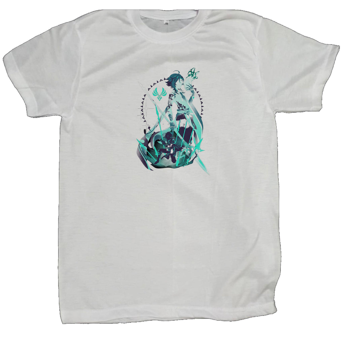 Genshin Impact t-shirt fit White 19
