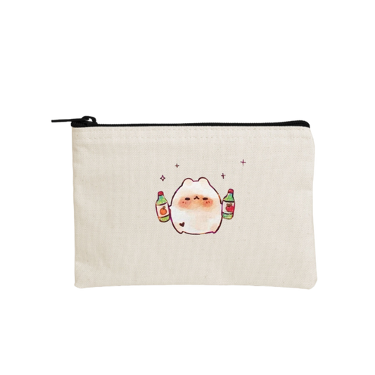 bunny wallet pencil case Beige 19