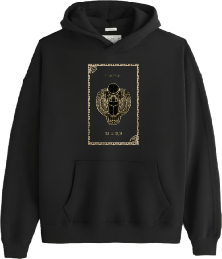 Egypt Over Size hoodie Black 19