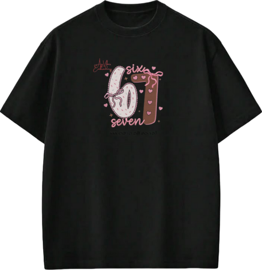 67 designs One Size t- shirt Black 19