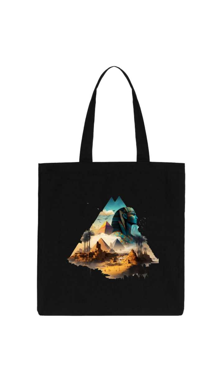 Egypt tote bag Black 19