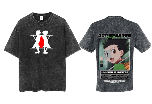 Hunter × Hunter t- shirt One Size Washed Back 19