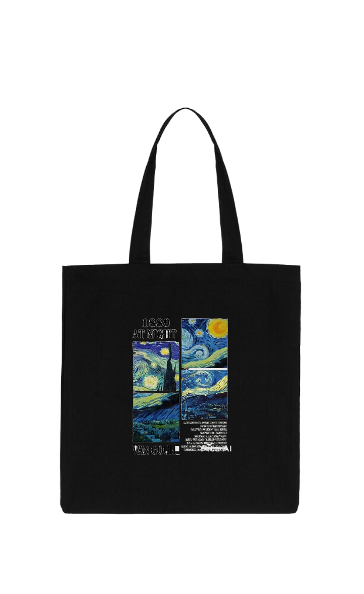 1889 AT NIGHT tote bag Black 149