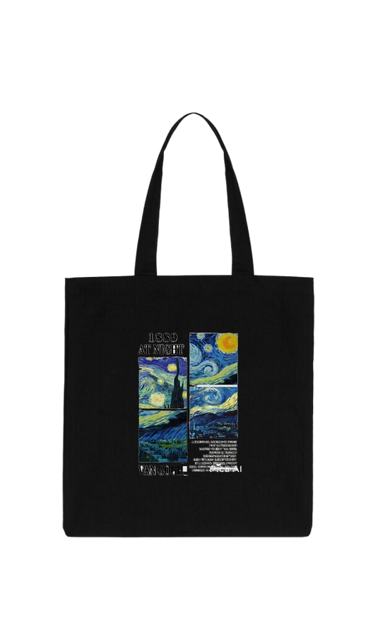 1889 AT NIGHT tote bag Black 149