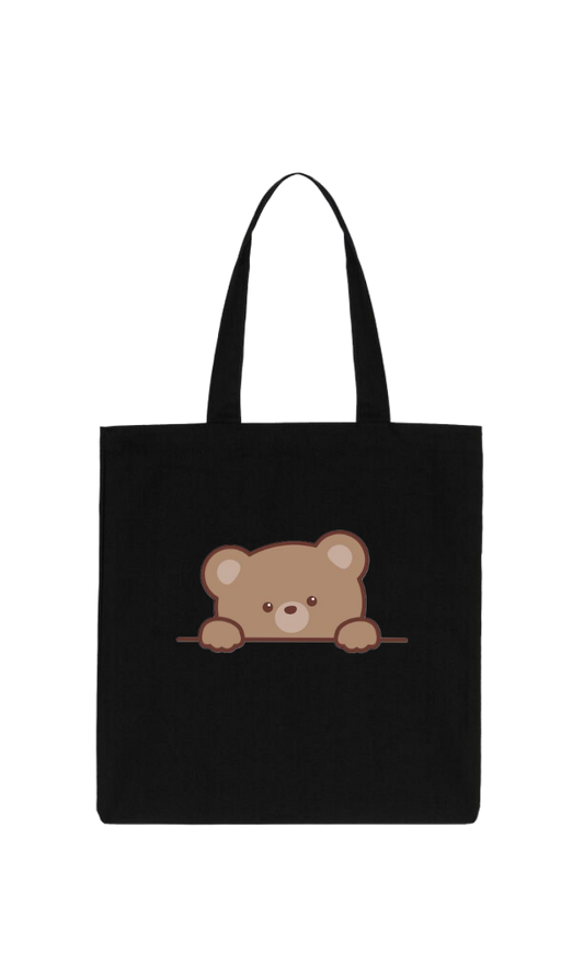 bear tote bag Black 19