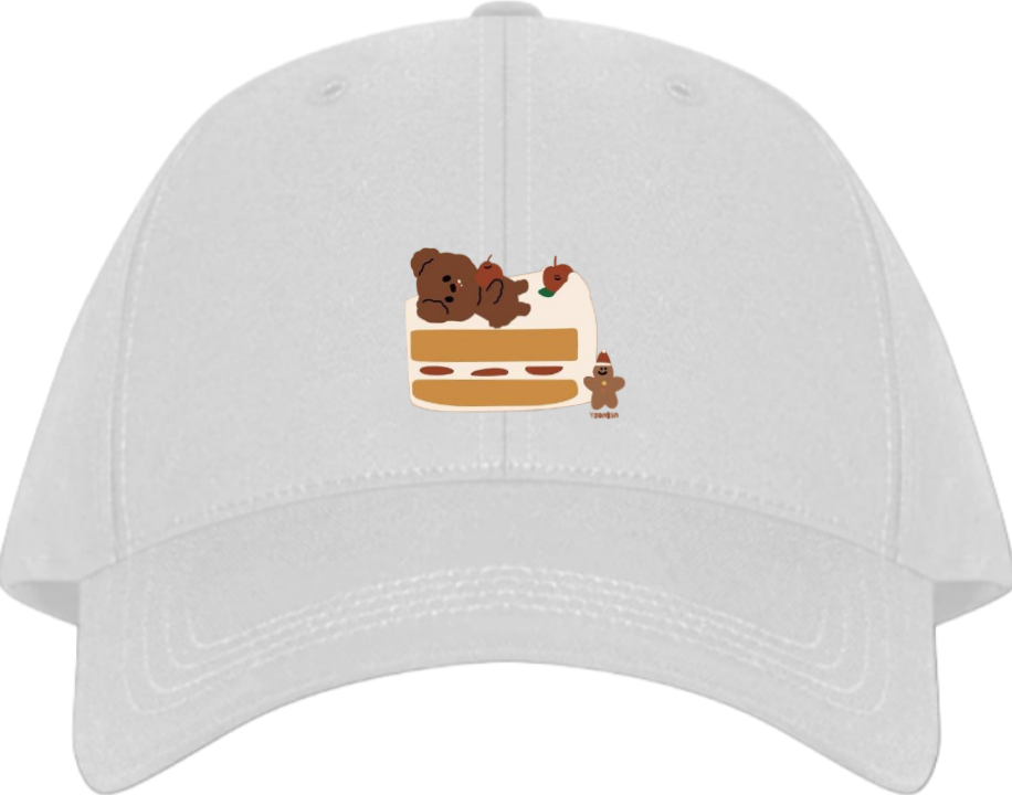 bear Baseball cap White  19