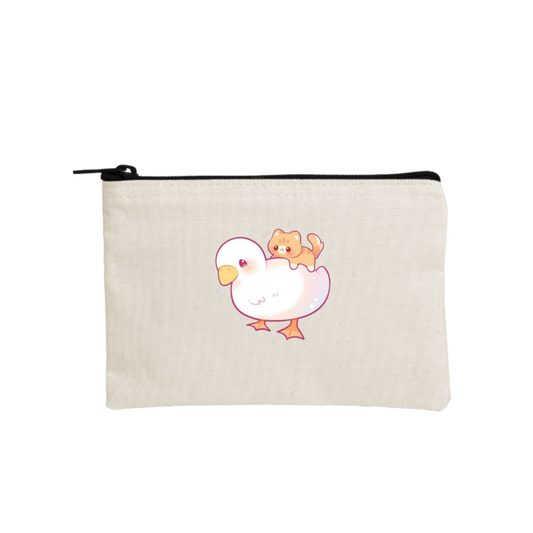 duck wallet pencil case Beige 19