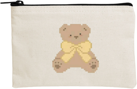 bear wallet pencil case Beige 19