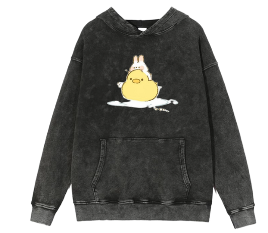 duck Oversize Hoodie Washed 19