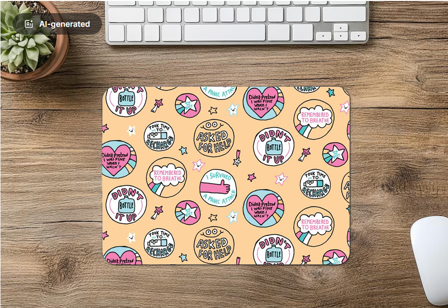 Mouse Pad REMEMBERED TO BREATHE