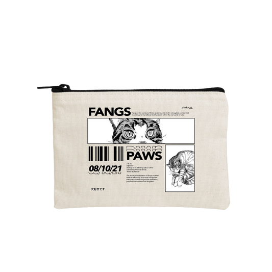 RANDOM ANIME GIRL wallet pencil case Beige 27