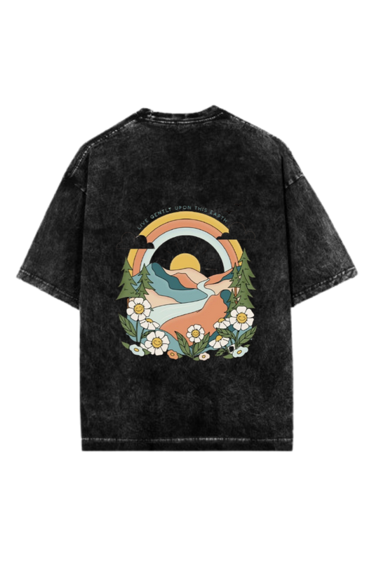 Summer Vibes One Size t- shirt Washed Back 19