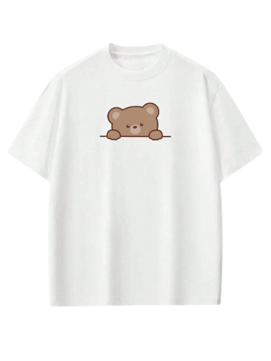 bear t- shirt White  19