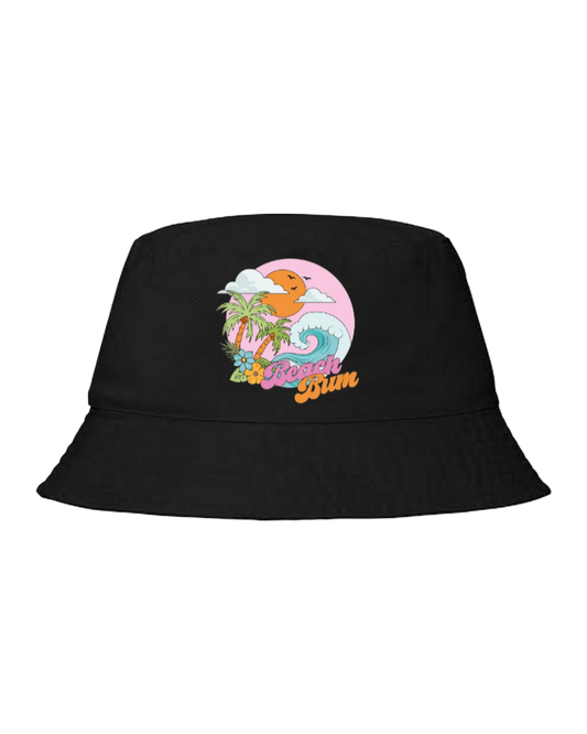 Summer Vibes Bucket hat Fishman hat cap Black 19