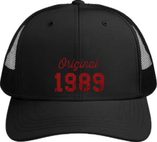 age Baseball cap Black 1989