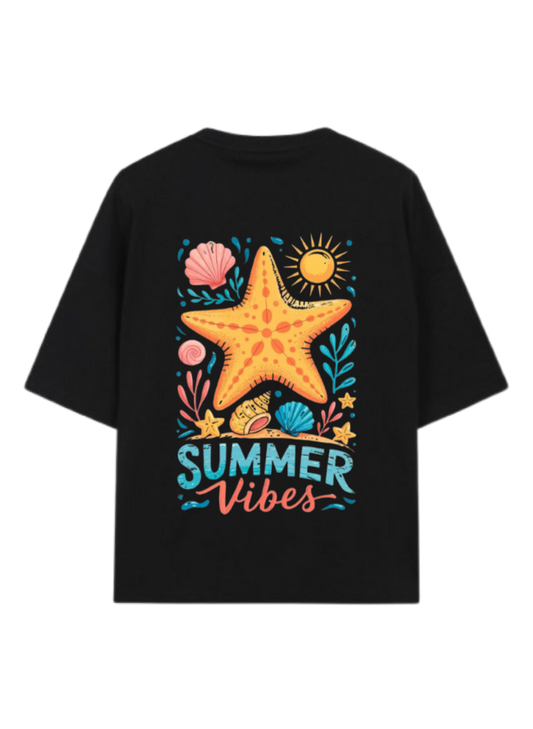 Summer Vibes t- shirt Black Back 19