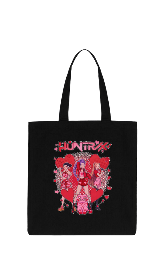 Hunterix kpop tote bag Black 16