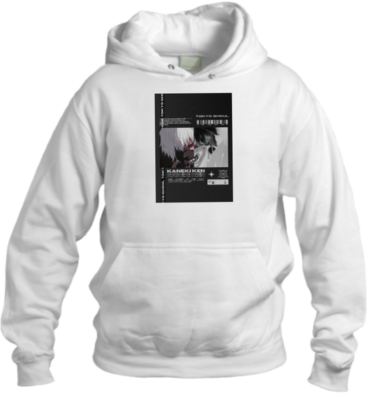 okyo Ghoul One Size hoodie White 19