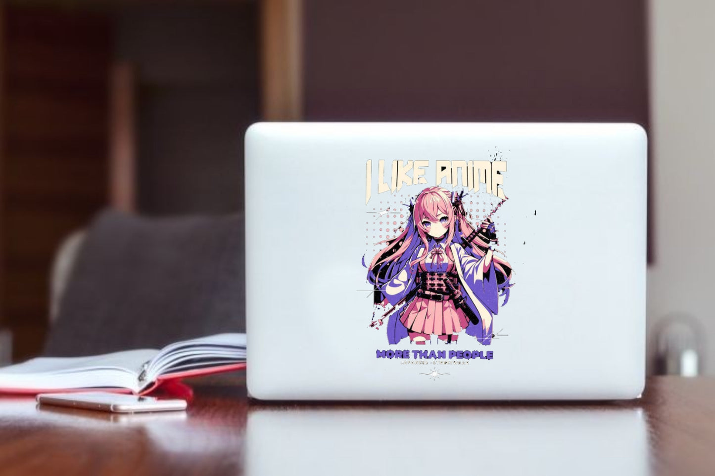 RANDOM ANIME GIRL Laptop Sticker 19