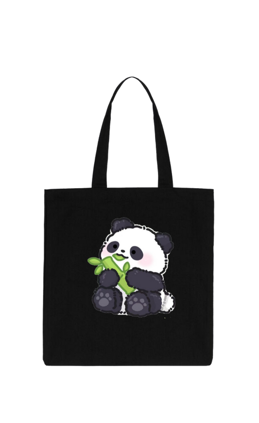 PANDA tote bag Black 19
