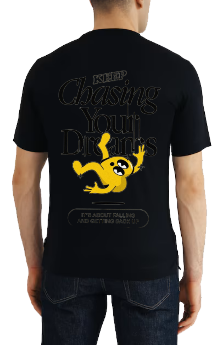 Chasing Your Ditan's t- shirt One Size Black back 19