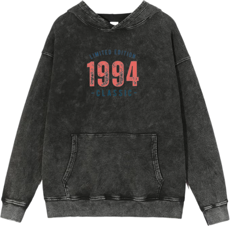age Oversize  Hoodie Washed gray 1994