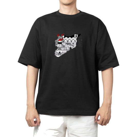 Syria t- shirt One Size Black 19