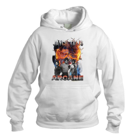 League of Legends Jayce Talis Over Size hoodie White 3