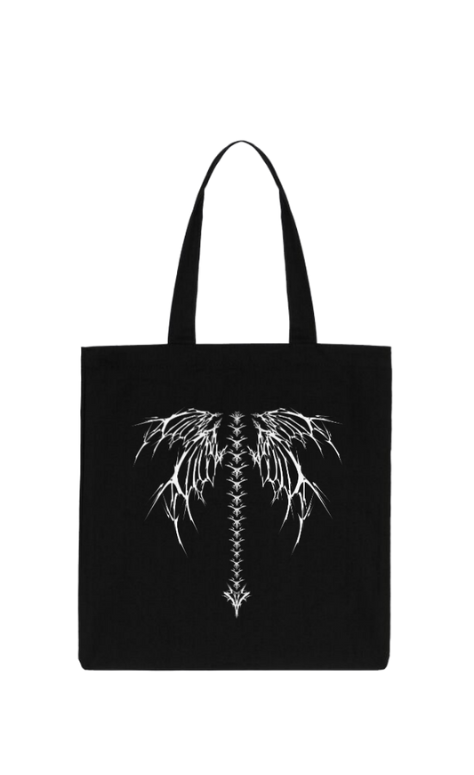 Goth tote bag Black 19