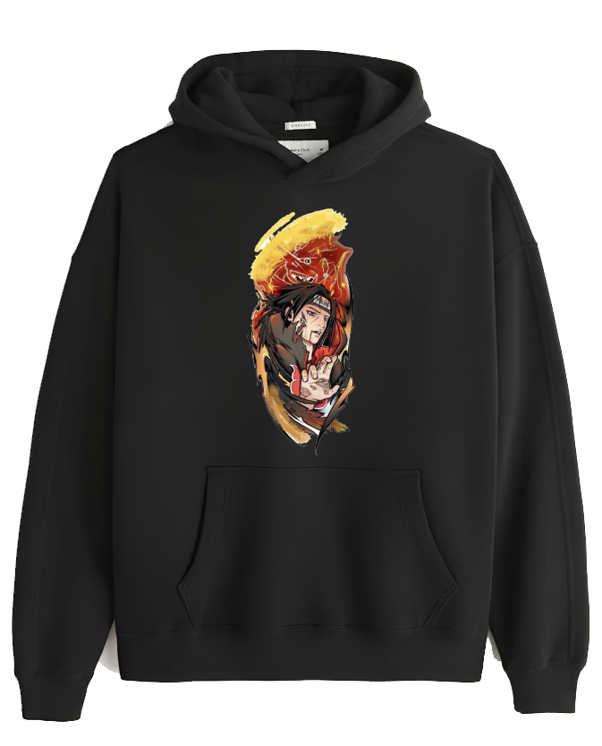Naruto Shippuden One Size hoodie Black 19