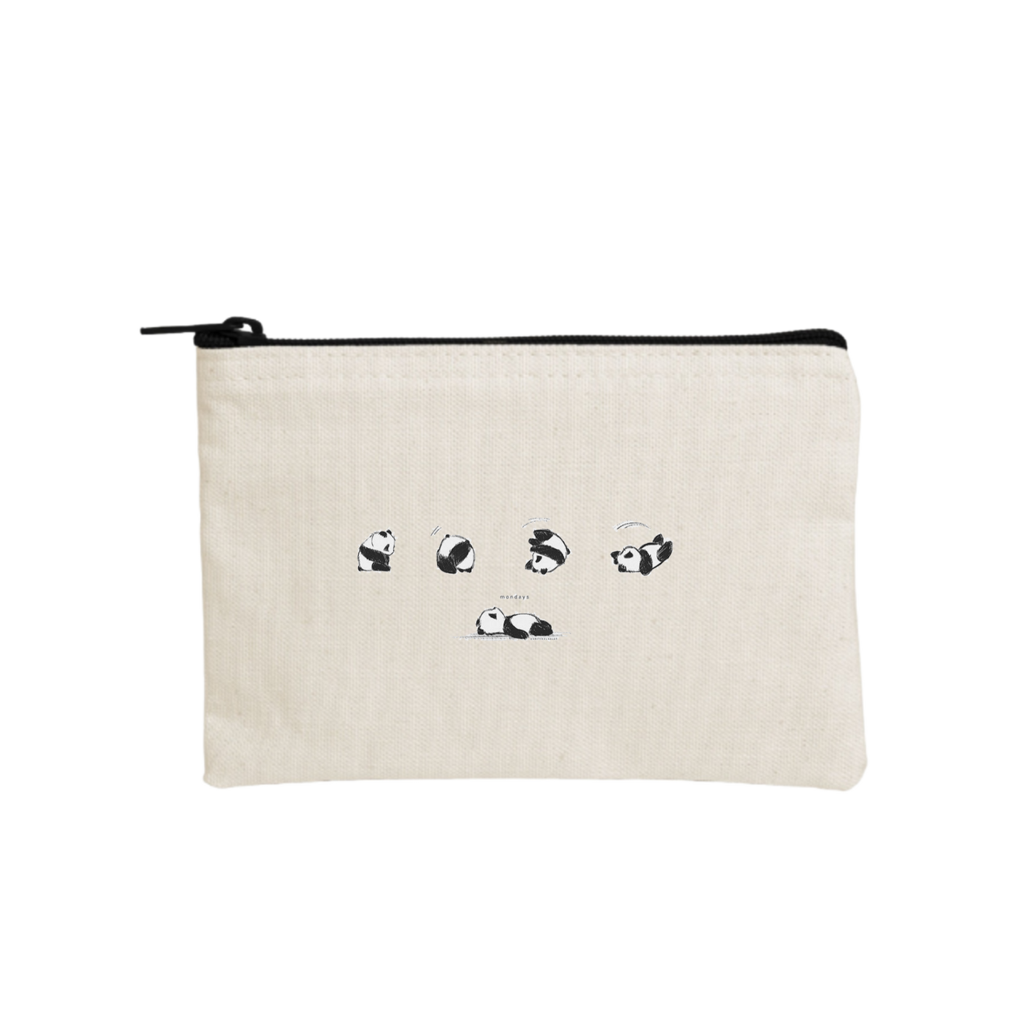 PANDA wallet pencil case Beige 19