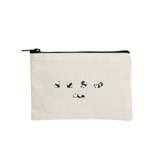 PANDA wallet pencil case Beige 19