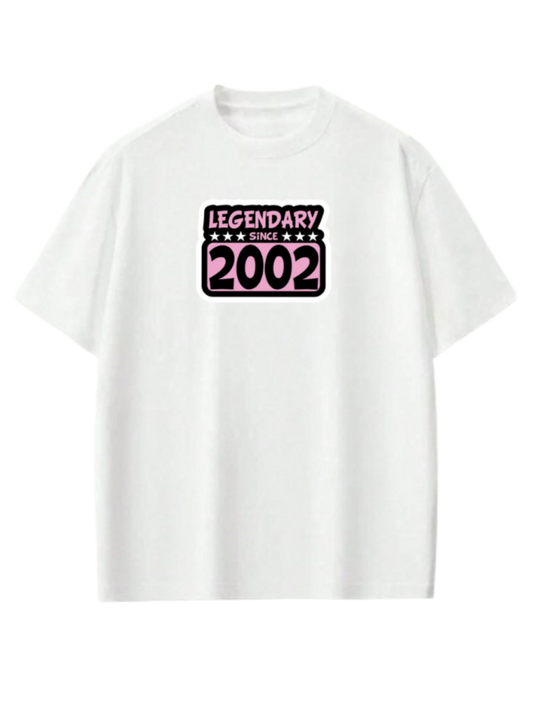 age t- shirt White 2002
