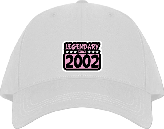 age Baseball cap White 2002