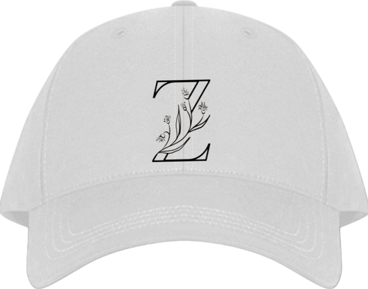 vector letter Baseball cap white Z 19