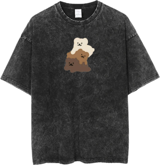 bear t- shirt Washed 19