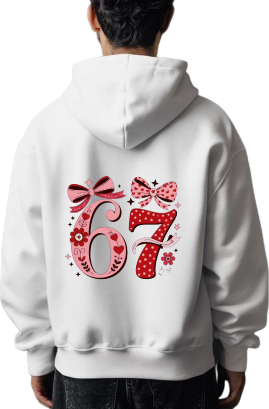 designs 67 Oversize Hoodie White Back 19