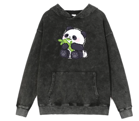 PANDA Oversize Hoodie Washed 19